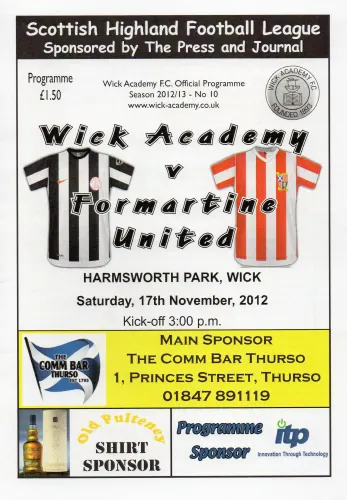 Programme cover