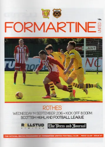 Programme: Rothes, 14 Sep 2016
