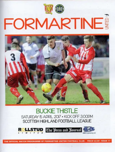 Programme: Buckie Thistle, 15 Apr 2017