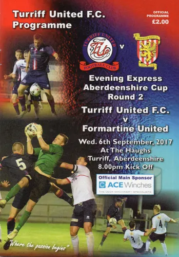 Programme: Turriff United, 6 Sep 2017