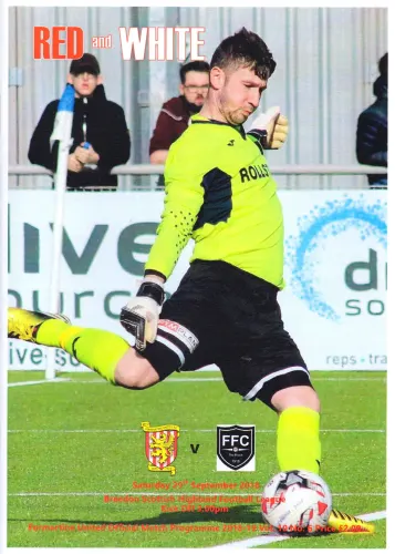 Programme: Fraserburgh, 29 Sep 2018