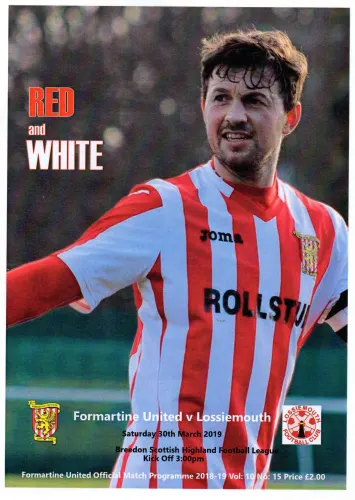 Programme: Lossiemouth, 30 Mar 2019