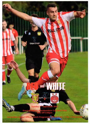 Programme: Aberdeen u20s, 3 Sep 2019