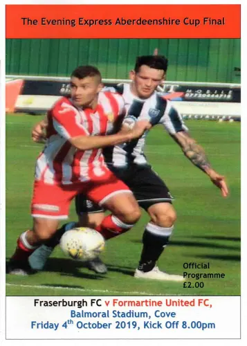 Programme: Fraserburgh, 4 Oct 2019