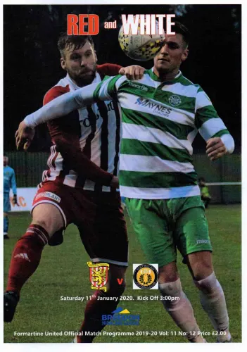 Programme: Fort William, 11 Jan 2020