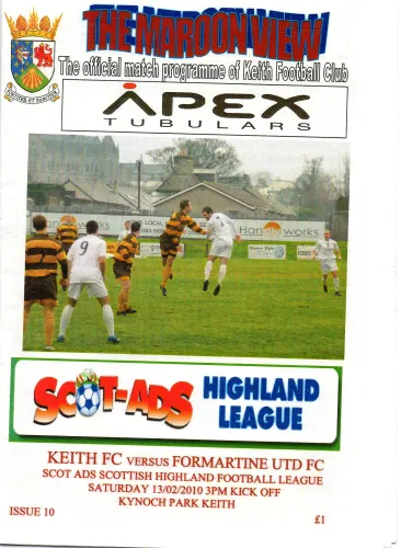 Programme: Keith, 13 Feb 2010