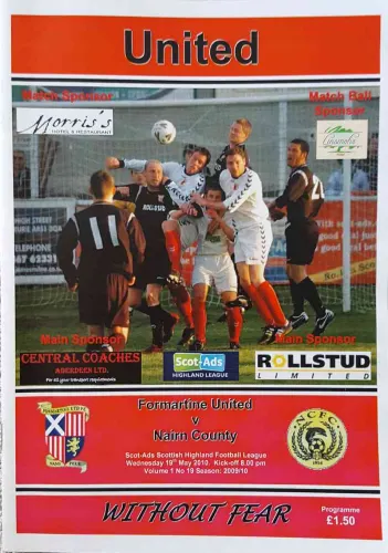 Programme: Nairn County, 19 May 2010