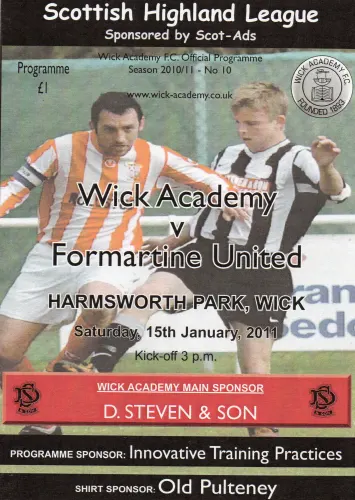 Programme cover