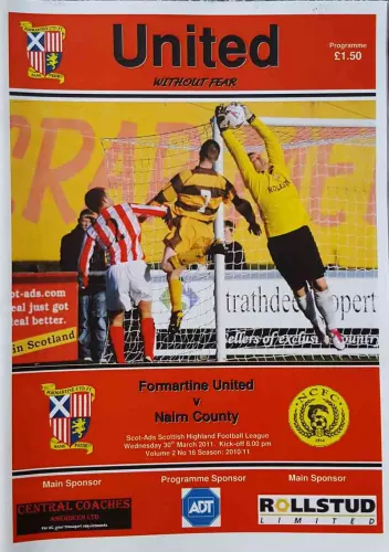 Programme: Nairn County, 30 Mar 2011